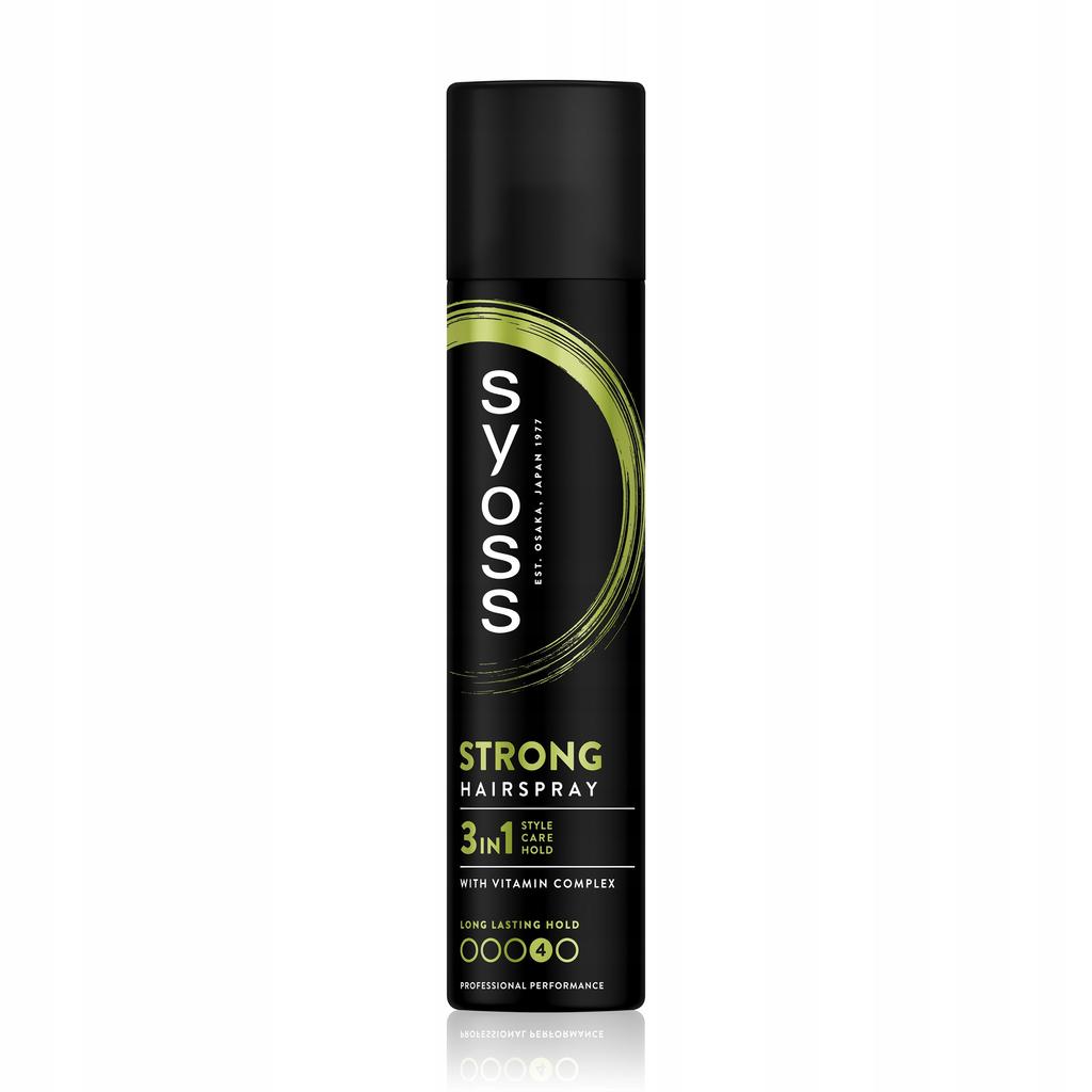 Syoss Strong Hairspray, Very Strong Hold, Level 4; 300