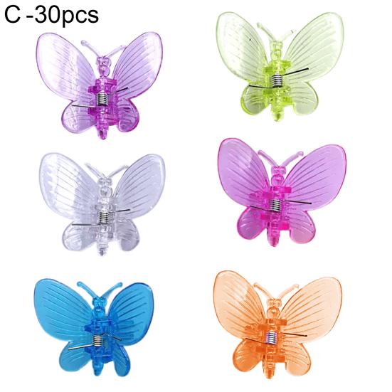 Garden Support Clips Useful Eco-friendly Convenience Plant Fix Clips Butterfly Colorful Plant Support Clips Garden Support Clips