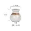 Chinese Retro Art Ceramic Toothpick Holder Cute Porcelain Table Ornament Durable Exquisite Container Multifunctional Mini Gadget