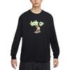 SB FW25 Letter Comfortable Simple Skateboard Long Sleeve T-Shirt Men Tops II5313-010