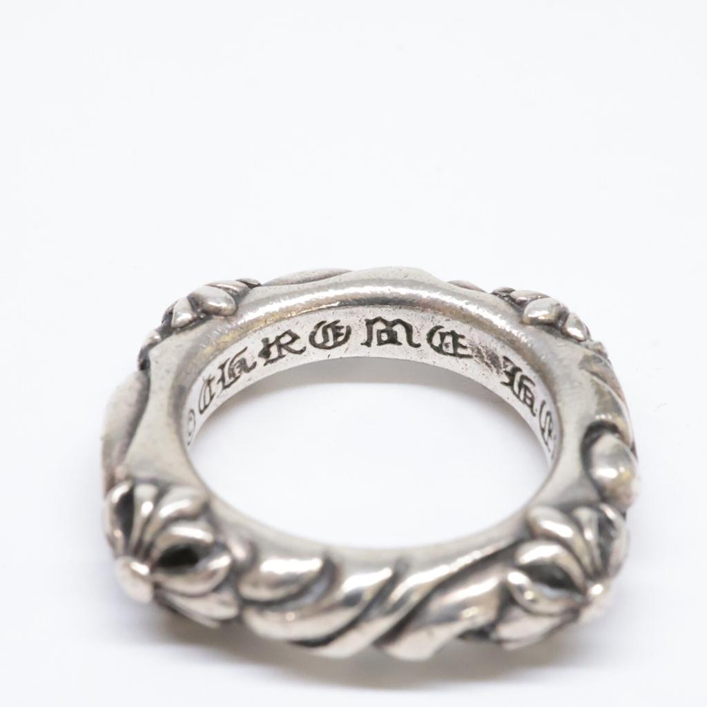CHROME HEARTS 925 SBT Band Ring Ring SilverUsed