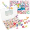 Bracelet Making Kit Beads Letters Rubber Bands Diy Large Set