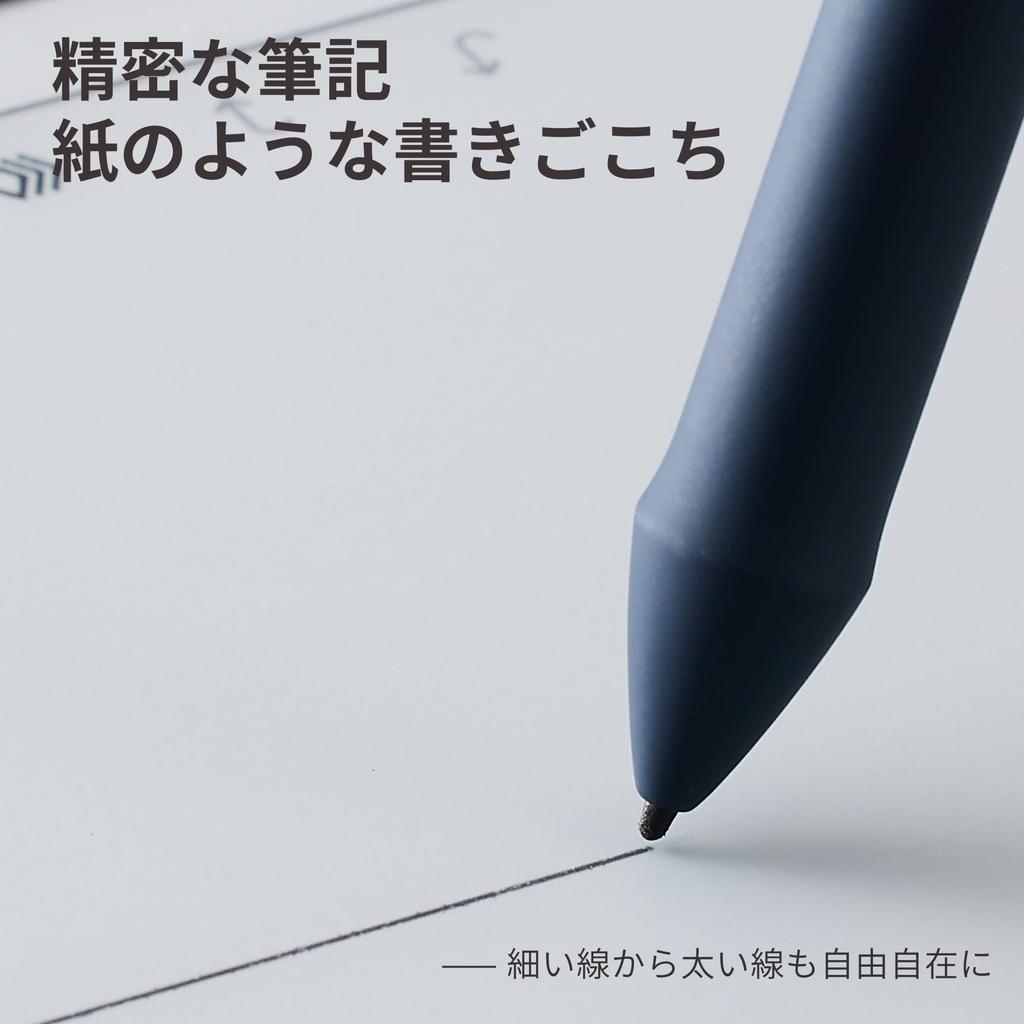 King Write SY05 Black EMR Stylus Pen for Galaxy Note Fujitsu Quaderno High Up to 4096 Pressure Palm and Eraser Function (Gen.2/Gen.3C) - Accuracy,