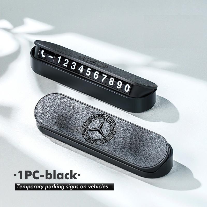 Für Benz Versteckte Handynummernschilder Auto Styling Temporäre Parkschilder Zubehör AMG VIANO GLB GLC W108 W124 W126 W169
