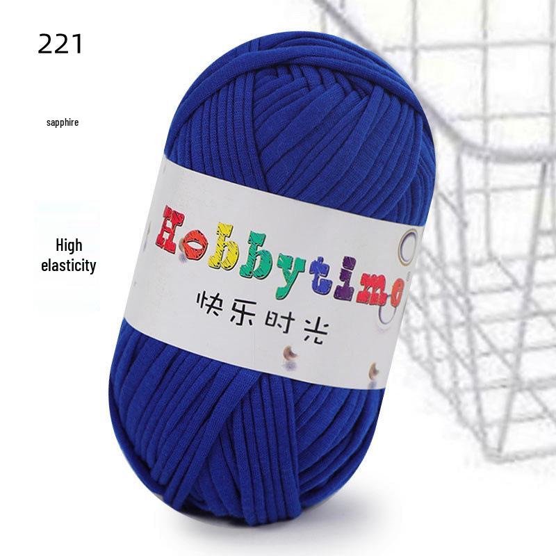 Cloth Strip Yarn DIY Crochet Kit: Handmade Bag, Knitting Material for Cushions, Carpets, and Dolls