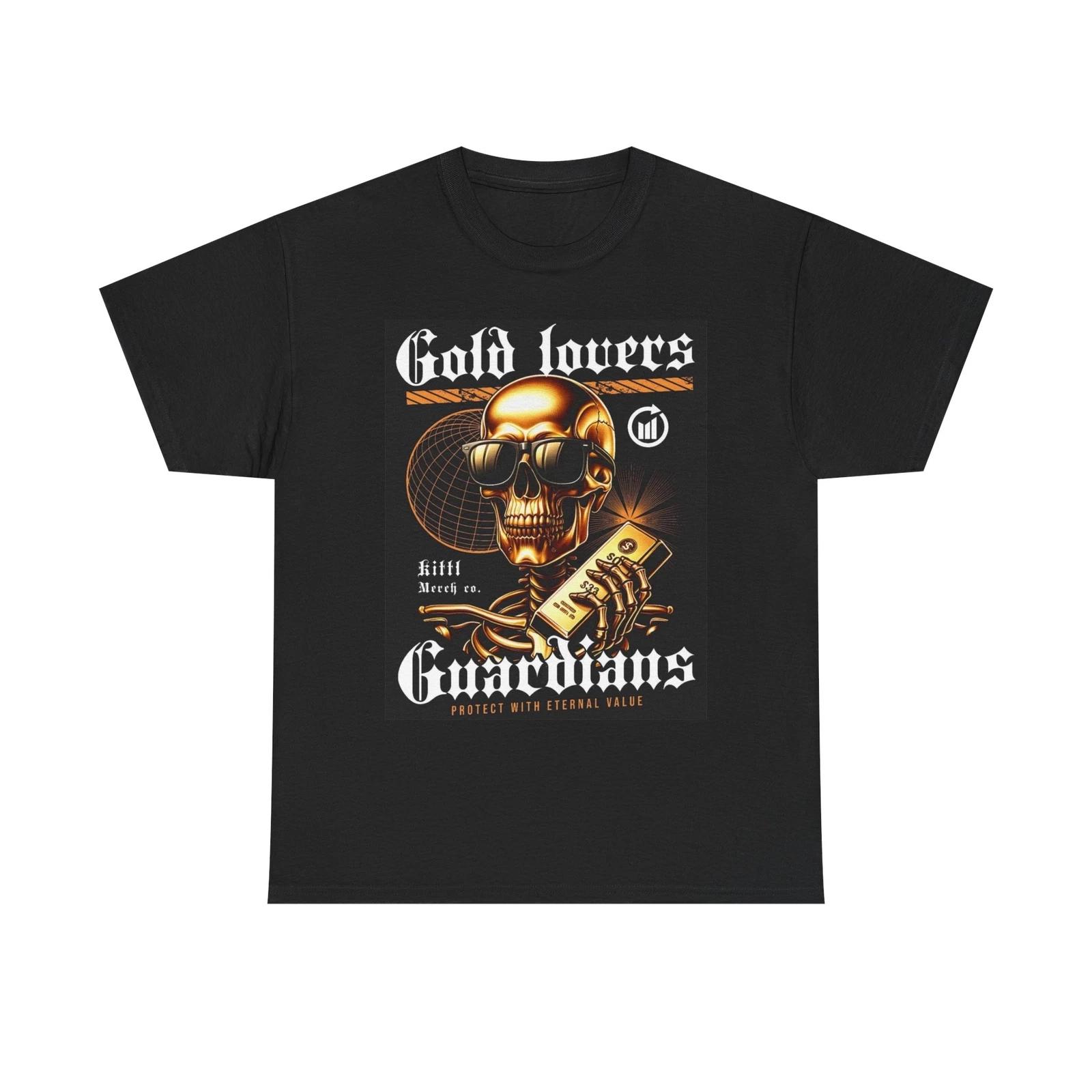 Men s and Women s T-shirts Gold Lovers Guardians Graphic S