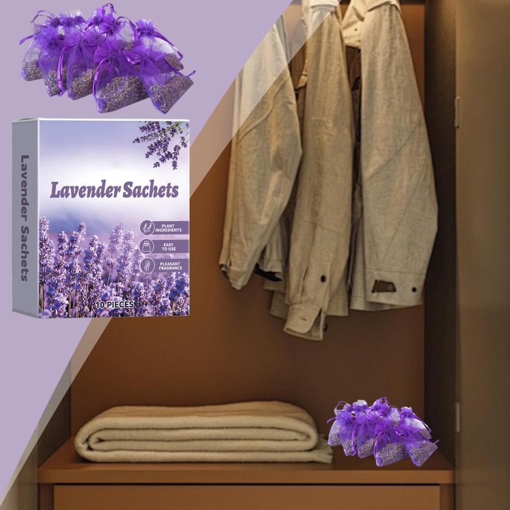 10pcs Empty Sachets Bag Flower Printing Lavender Fragrance Fragrance Sachet Bags for Dry Flowers Storage Fragrance Lavender