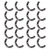 20 Set U-Ringe Metallbogenbrücke Tasche Handtasche Aufhängungsverschluss Kette Riemenverbinder Schnallen Leder