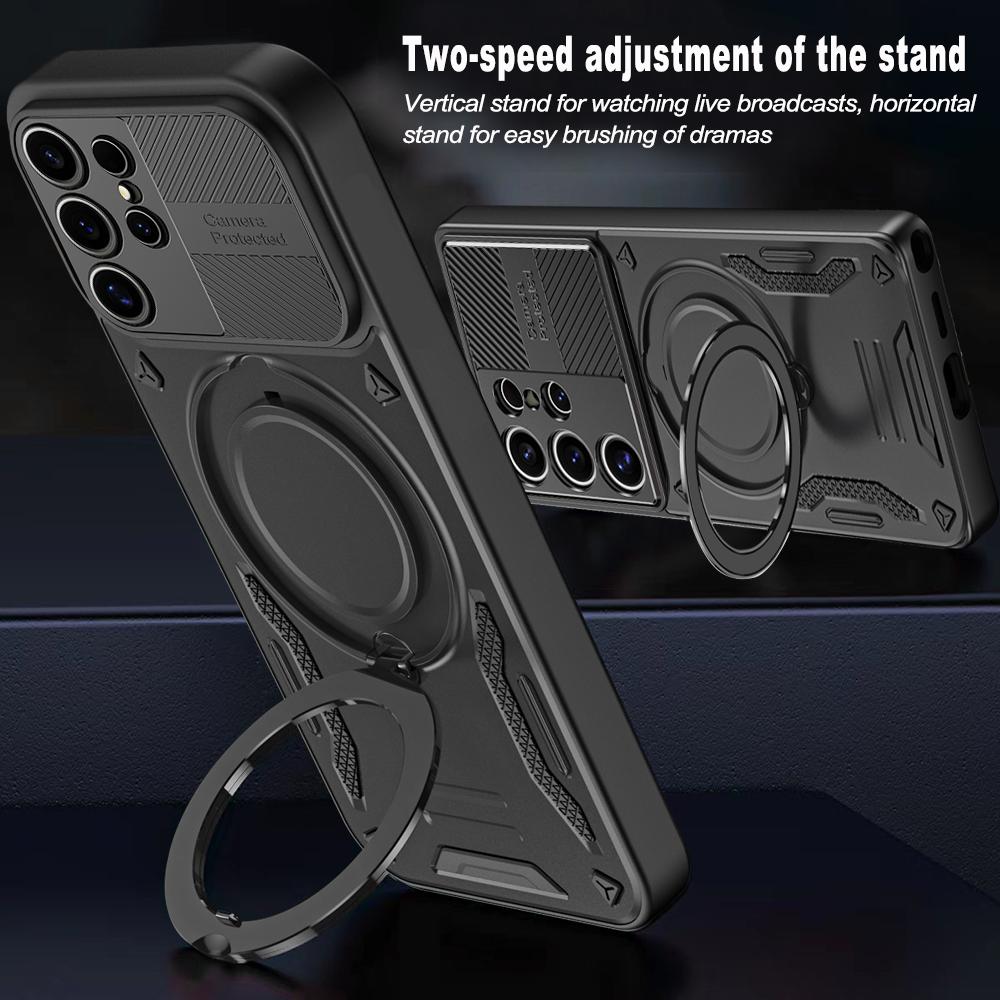 Finger Ring Case for Samsung Galaxy S26 Ultra S25 FE S24 S23 Plus A17 A57 A37 5G A56 A36 A16 Shockproof Armor Hard Cover