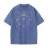 Anime YuGiOh Printed Tshirt Summer Short Sleeve Casual Cotton Tee Shirt Vintage Washed Oversized Tops Mens Clothing