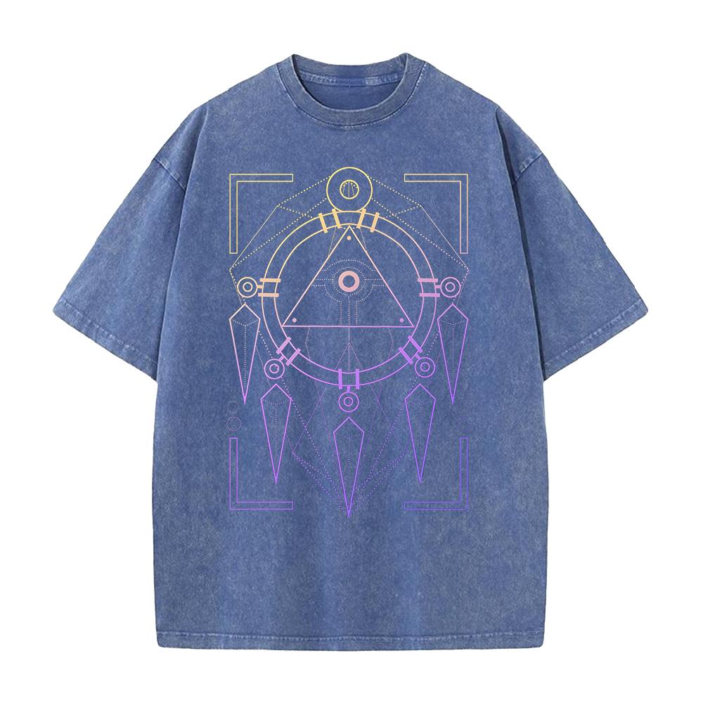 Anime YuGiOh Printed Tshirt Summer Short Sleeve Casual Cotton Tee Shirt Vintage Washed Oversized Tops Mens Clothing