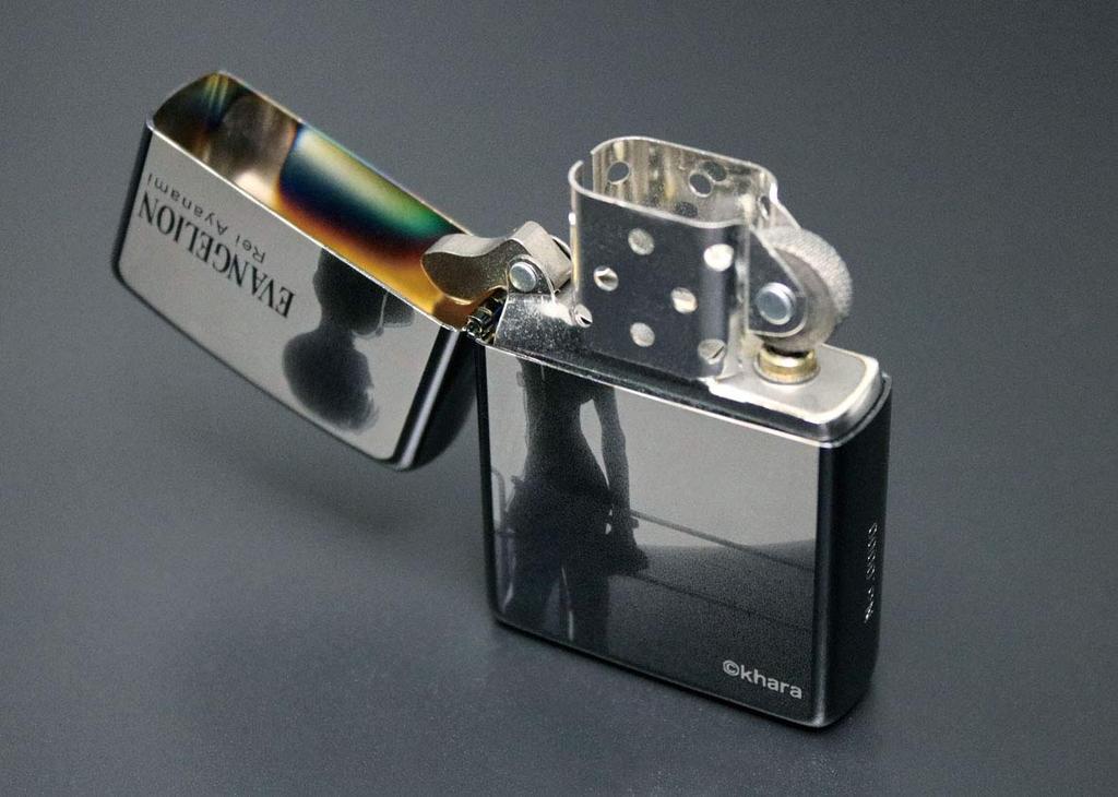ZIPPO Lighter New Theatrical Edition Rei with Moon - Evangelion - (Official Import)