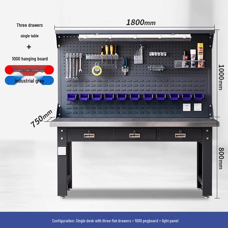 Stainless Steel Heavy Duty Anti-static Workbench for Workshop and Maintenance