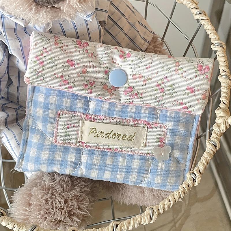 Fashion Women Cartoon Makeup Bag Pink Buckle Coins Lipsticks Cosmetic Storage Pouch Portable Mini Make Up Bag For Gift