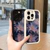 Phone Case: 2D Flat Design Suitable for iPhone 18 17 16 15 14 13 Pro Step Protection Case, Holographic Lily, Christmas and Halloween Gift
