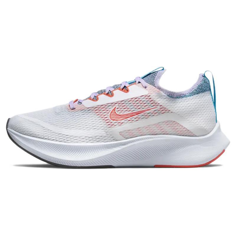 Ny Nike Zoom Fly 4 Hvit Oransje Lilla Dame CT2401-100