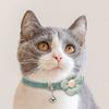 Pet Collar Traction Cute Cartoon Flower Bell Collar Necklace Small Dog Supplies With - Collar Adjustable Cute - Collar
