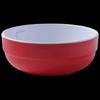 Durable Melamine Restaurant Plate with Red & White Trim