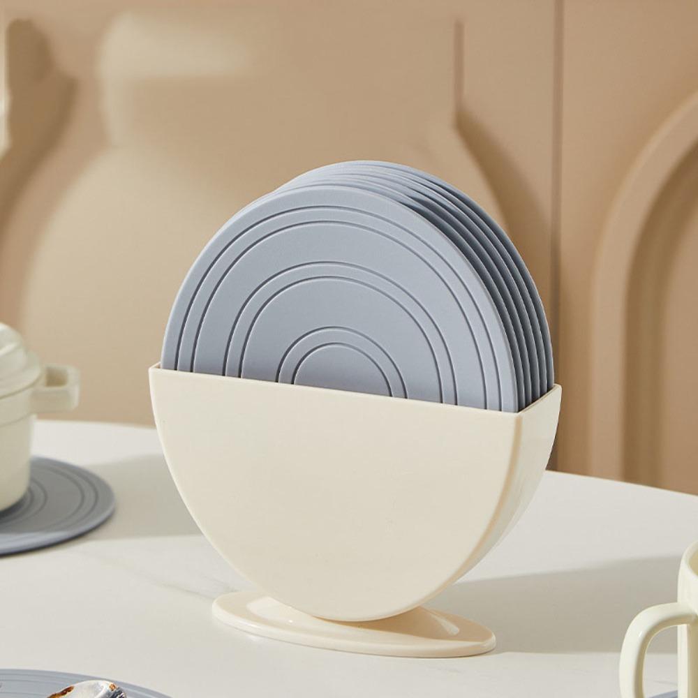 Anti-scalding Cup Mat Non-slip Coaster Minimalist Tableware Mat  Restaurant