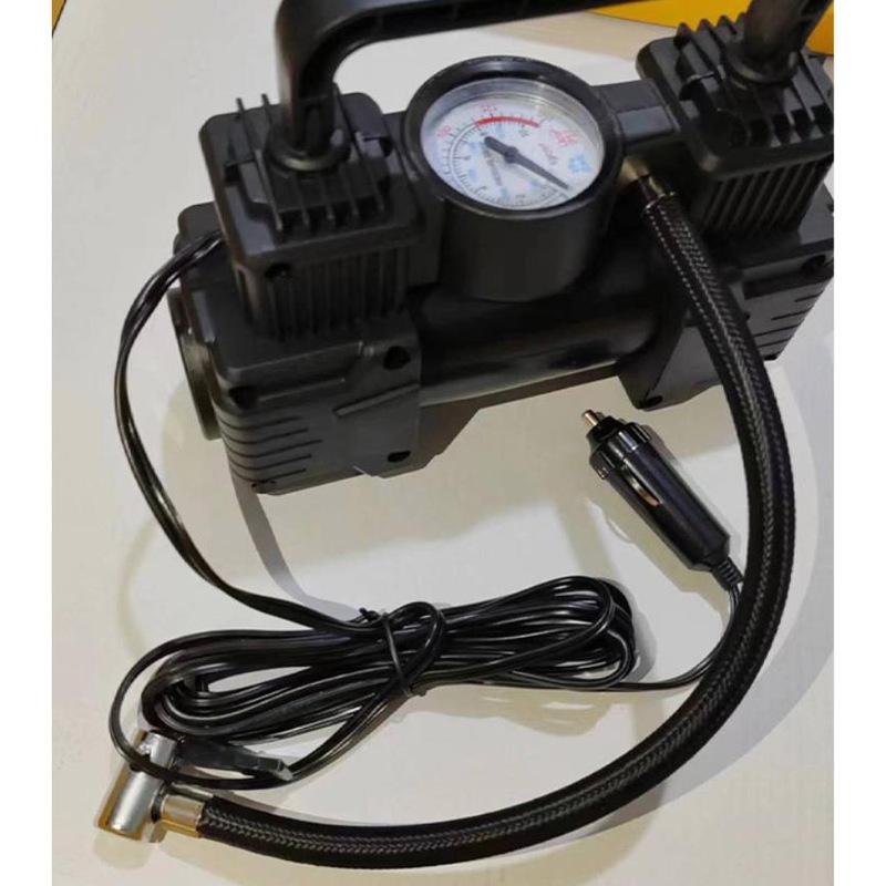 Car Air Inflator Pump With Emergency LED Light 150 PSI 50 L/min Portable Tire Inflator with Digital Display For Car 12V 120W Air Compressor Pump