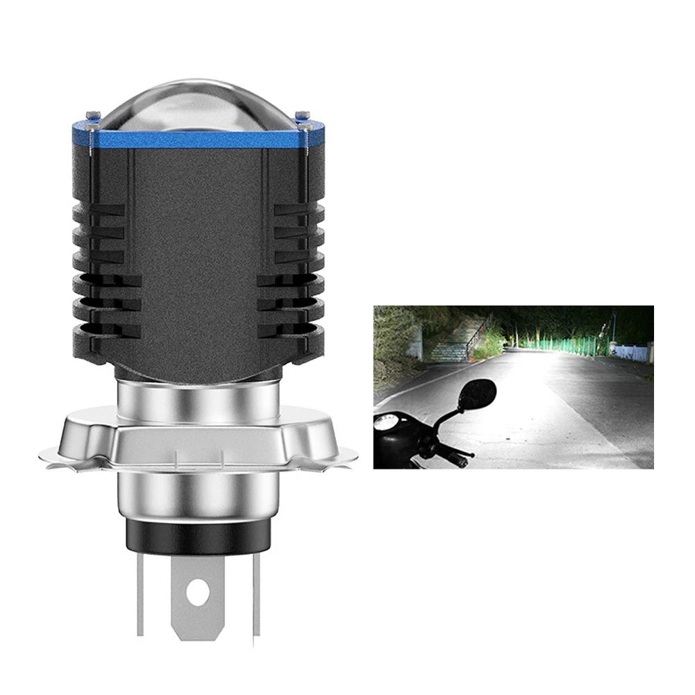 H4 LED Motorcycle Headlight Bulbs BA20D H6 Hi Low Beam Moto Light 3570 CSP Dual Color White Yellow Scooter Fog Lamp DC 12V 80V