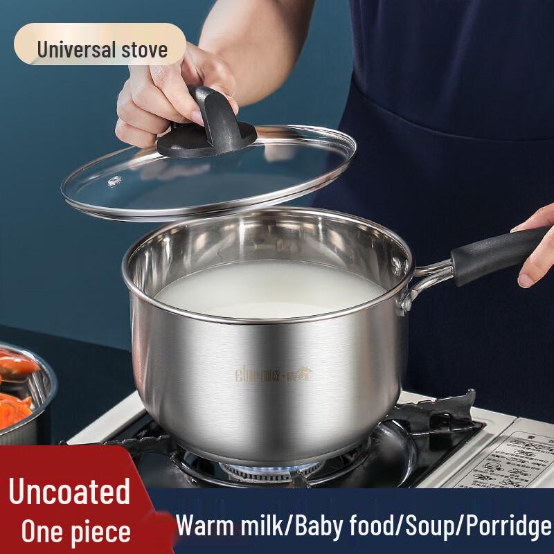 ZISIZ 201 Stainless Steel 20cm Steamer & Soup Pot