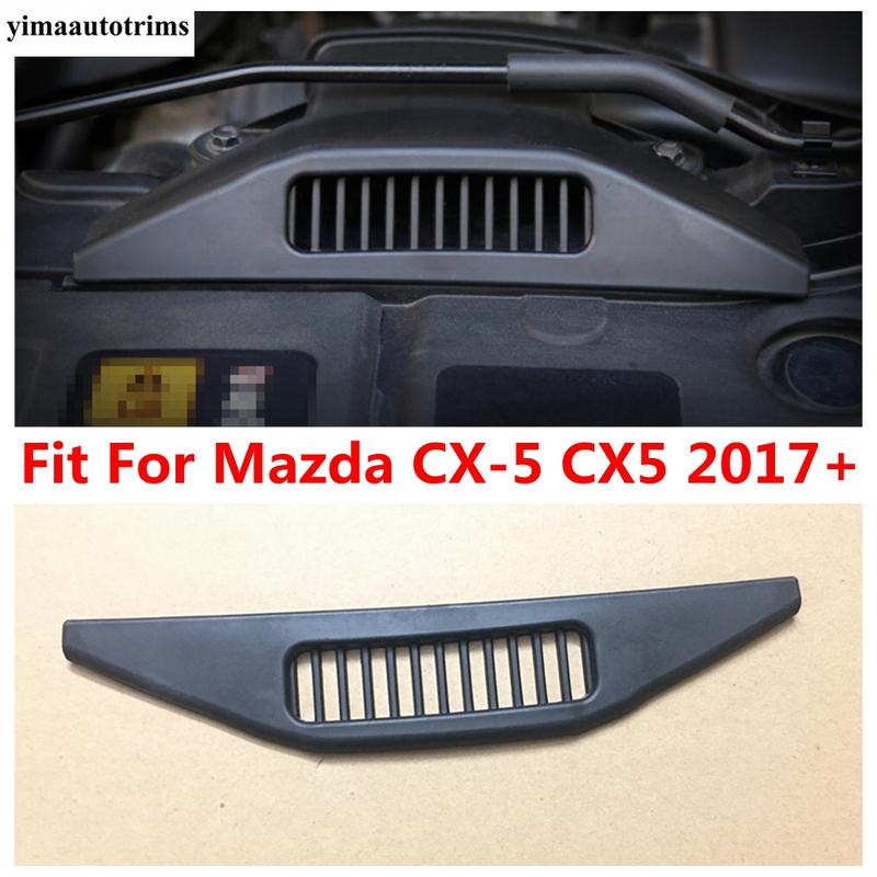 Front Hood Engine Air AC Intake Outlet Vent Frame Protection Cover Plastic Accessories Interior For Mazda CX5 CX-5 2017 - 2024