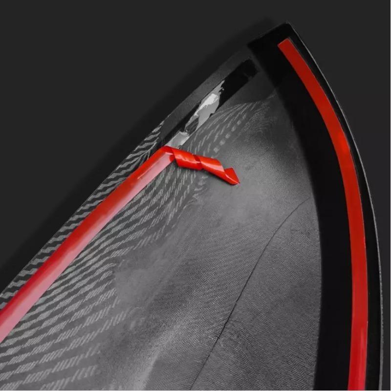 For Toyota Crown -2025 Car Sticker Rearview Side Mirror Cover Wing Cap Exterior Door Rear View Case Trim Carbon Fiber Look