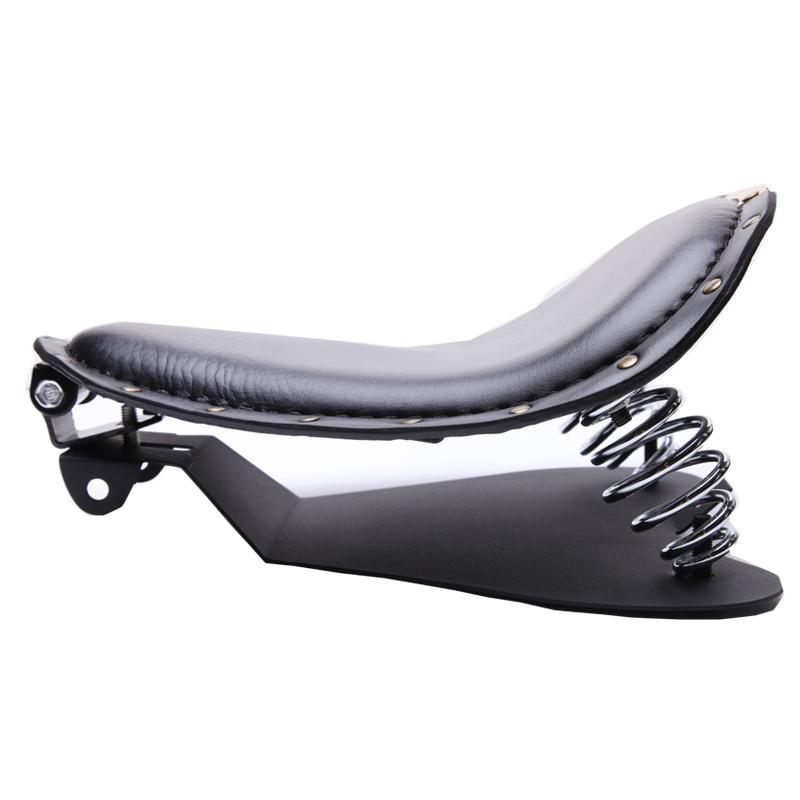 For Harley Heritage Softail Chopper Bobber Custom Motorcycle Universal Solo Driver Seat with Springs Bracket Mount Seat