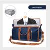 Versatile Women's Folding Travel Suit Bag: Multi-Function PU Storage with Large Capacity & Portability