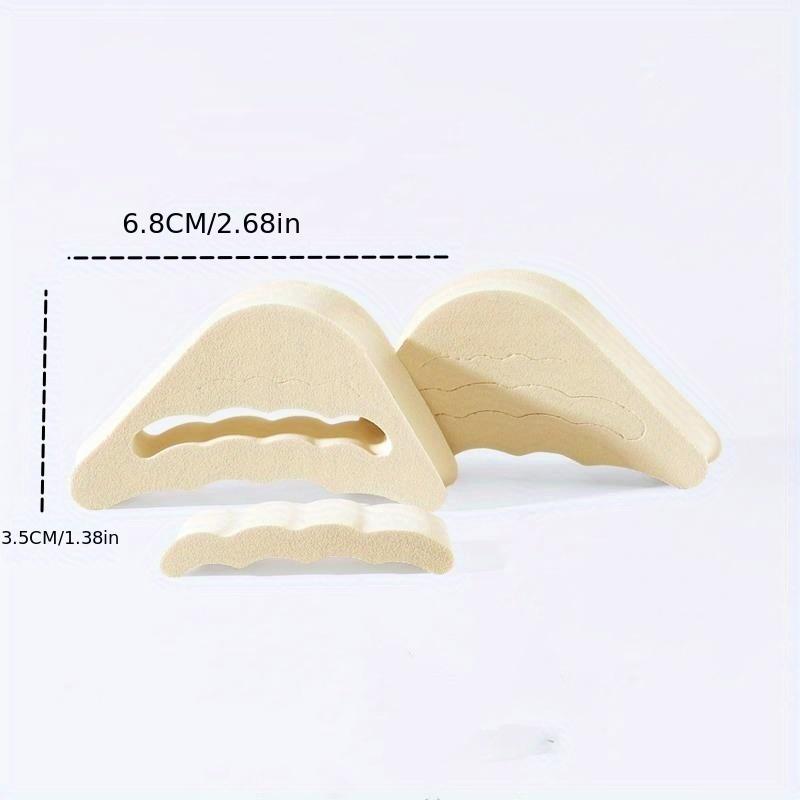

1 пара заглушек для пальцев, подушечки половинного размера для женских высоких каблуков, артефакты от больших до маленьких, подушечки в передней части стопы, нескользящие стельки бежевый