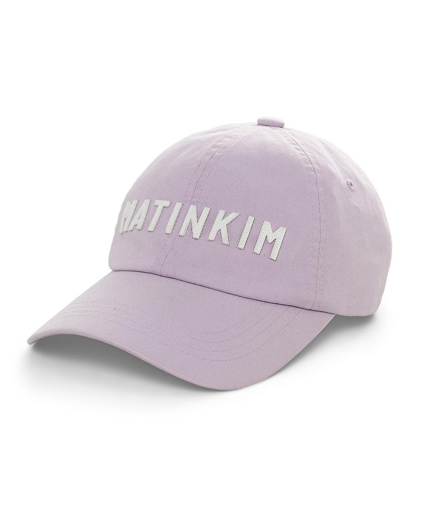 Mattengkim Applique Felt Logo Ball Cap In Lilac
