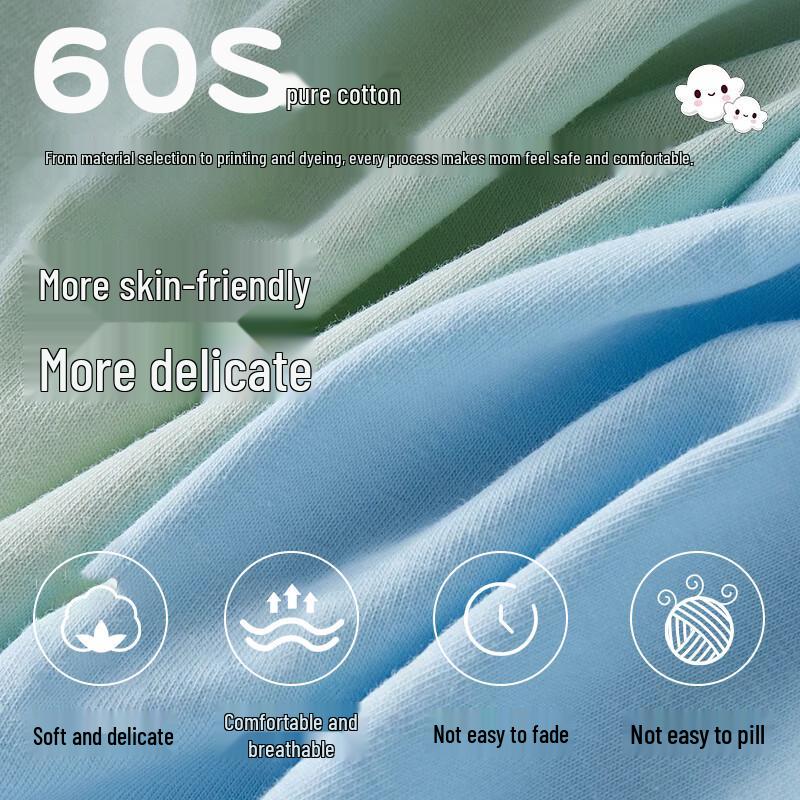 Langsha Teen Boys' 60S Combed Cotton Antibacterial Boxer Briefs