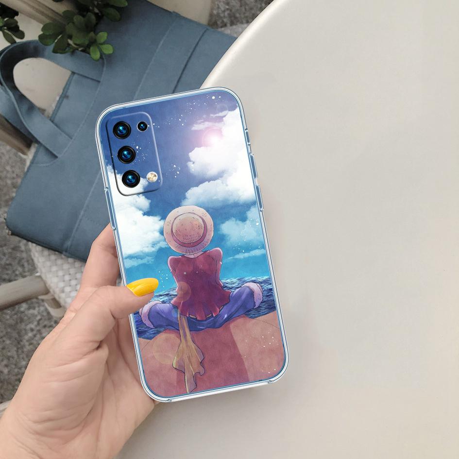 One Piece Luffy Soft Shell Transparent Phone Case for Motorola Moto Edge 20 30 40 50 S30 Fusion Ultra Pro Neo Lite + G200 G23