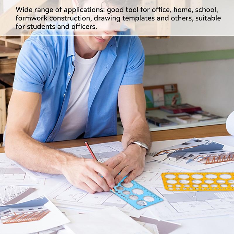 Kreis Schablone mit 22/36 Kreisen Schablonenvorlage Kreisschablonen zum Malen Kreisläufer für Zeichenhilfen Quilling Schablone