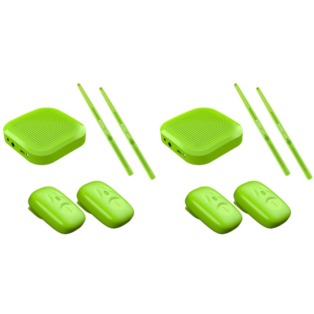 

Electronic Virtual Air Drum Set for Beginners Children Adults (Enjoy Green)