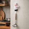 No Damage Wall Hook Cute Chef Shape Hook, Strong Resin Kitchen Punch Bearing Capacity Adhesive Backing Decorative for Home Hang Utensils Dishcloths