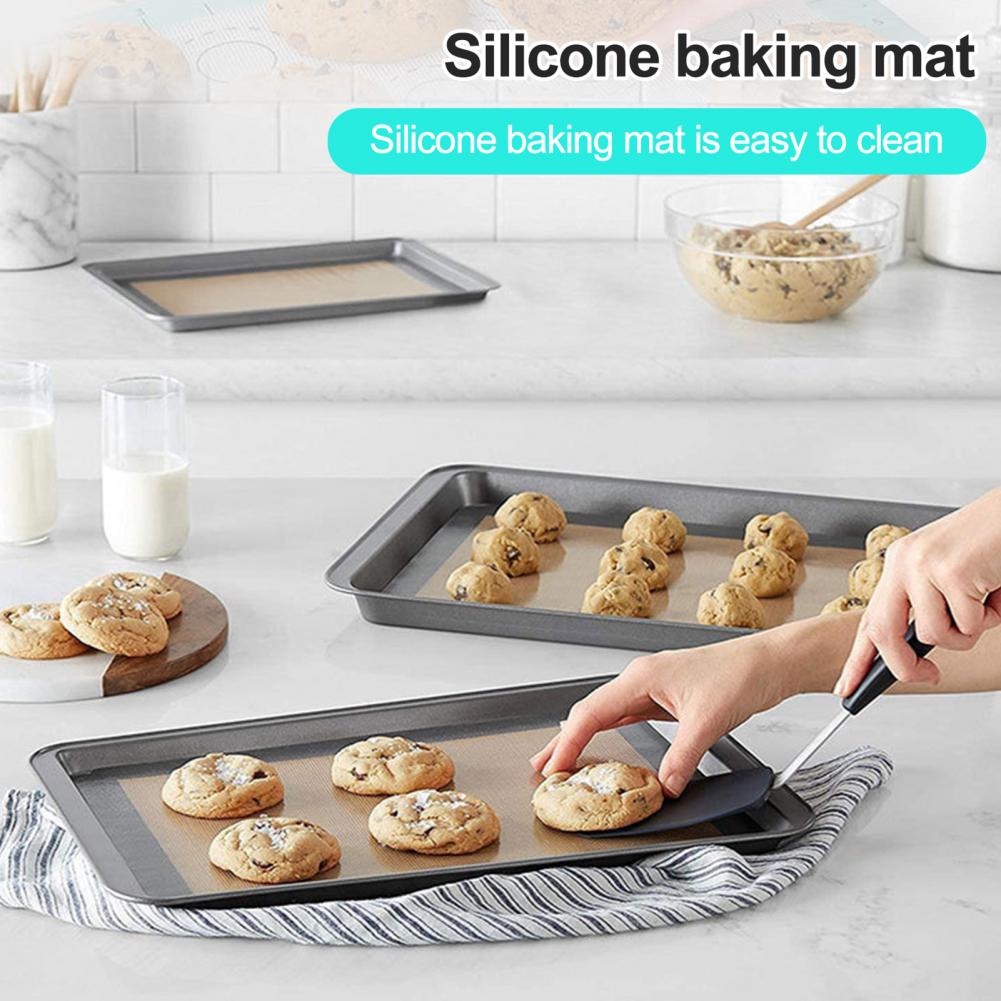 42cm Silicone Baking Mat Non-Stick Reusable Baking Sheet For Oven Food-Grade Silicone Mats For Baking Cookies Macarons Bread