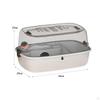 Habitat Hamster Cage Openable Top Ventilation Transparent Breathable Acrylic Small Animal for