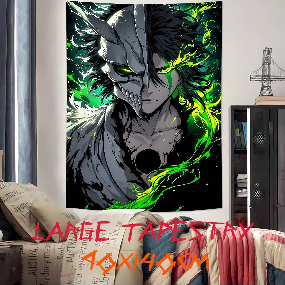 Fashion Cool Anime BBleachS Tapestry Decoration Bedroom Dormitory Background Cloth Holiday Home Party Living Room Club Tapestry