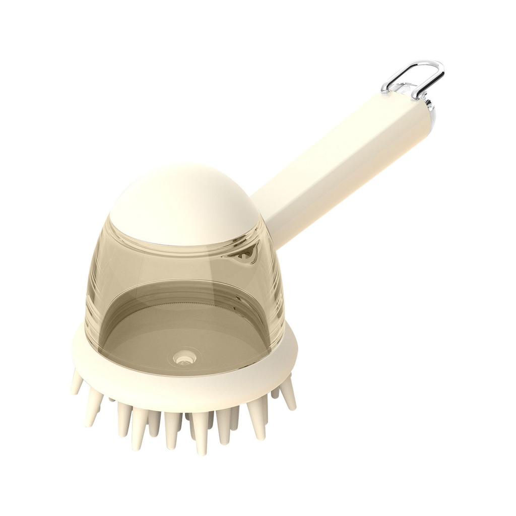 Pet Bath Brush For Dogs And Cats Shower Massage Brush, Stripping Comb And Lathering Tool Anti-frizz Grooming Brush For Baths