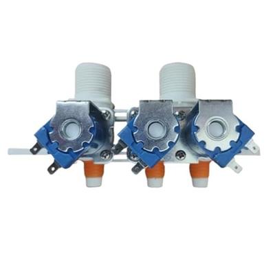 Washing Machine Water Inlet Valves 2 Input 3 Output Design Water Valves for 334903220309 Washers Part Easy To Install