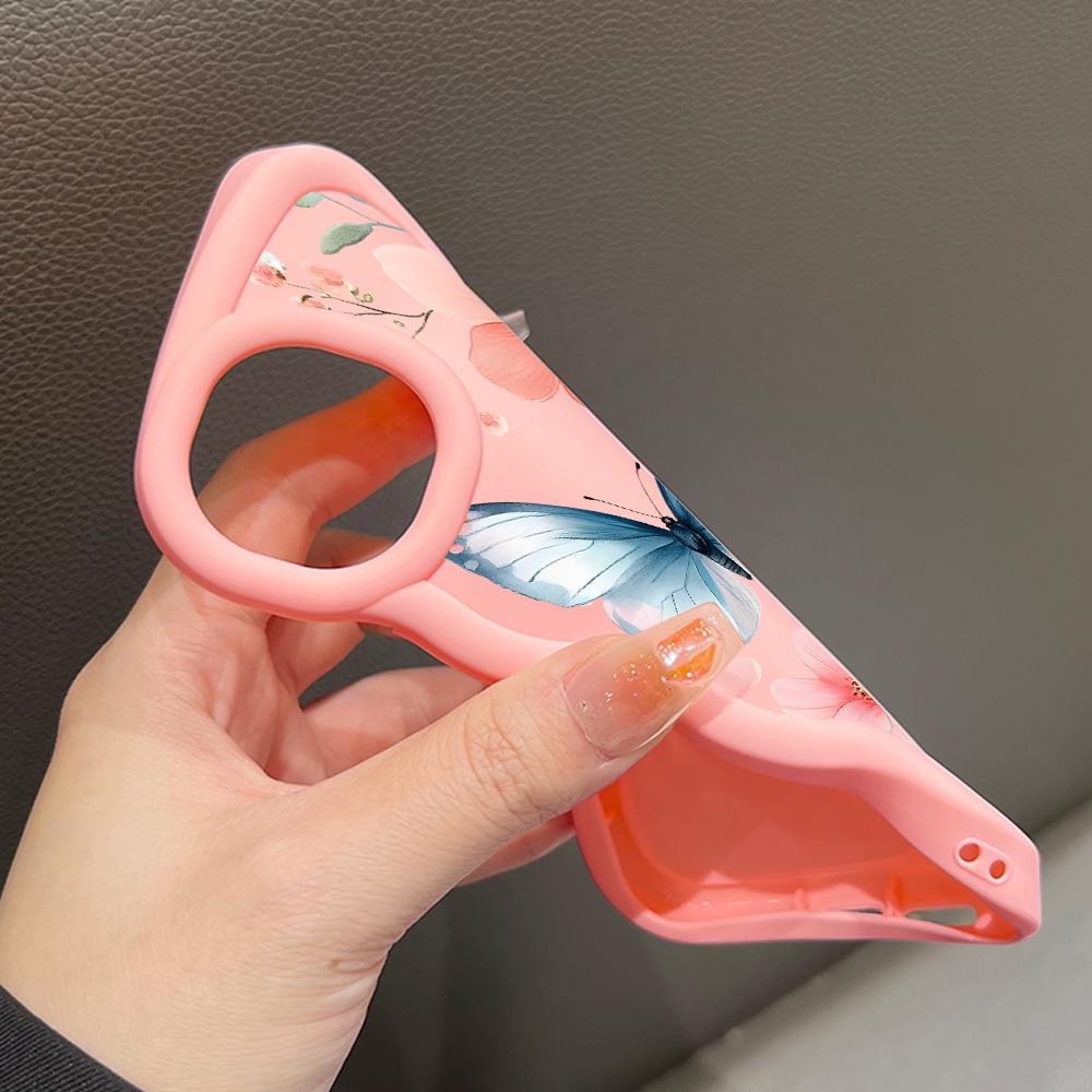 Malovaný vzor Big Wave Edge Měkký silikonový materiál Macaron Pouzdro na telefon Ochranné gumové pouzdro odolné proti nárazům pro OnePlus Vivo Motorola Moto