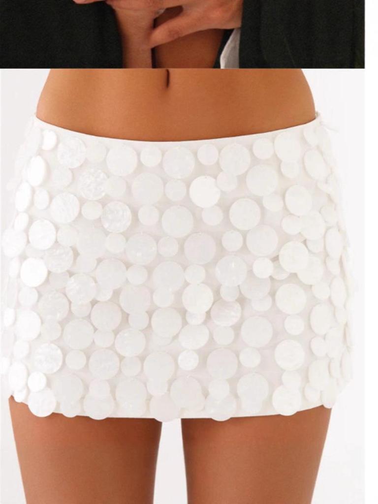 Women's Autumn Sequin Mini Skirt - European & American Style