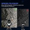 Spiegelteleskop, 114 mm Objektivdurchmesser, 2 Okulare, Sucherfernrohr, Aluminium, Dunkelblau