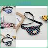 Borsello da Petto alla Moda Moderno Cool per Ragazzi Marsupio Elegante per Bambini Piccola Borsa a Tracolla a Quadretti