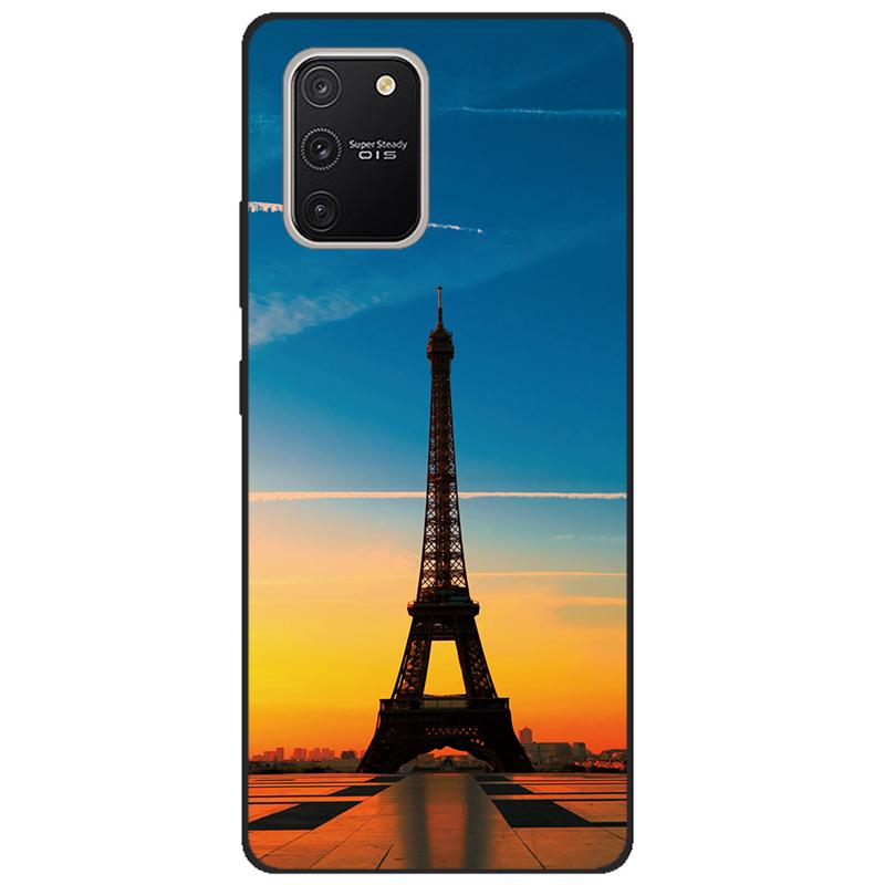 For Samsung Galaxy S10 Lite Case G770F Silicone Black Soft Back Cover for Samsung S10 Lite Case 2020 TPU S10Lite Cover S 10 Lite
