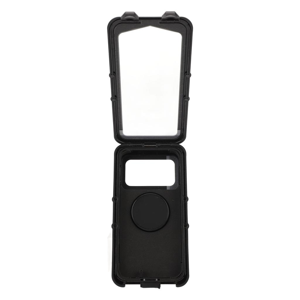 Water Resistant Bike Phone Mount Vibration Proof Adjustable Angle Transparent Cover Handlebar Phone