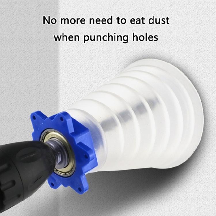 Drill Dust Cover Collector Scalable Dust Cover for Electric Drill Bit Cordless Drill Drilling Holes Dust Catcher Bowl