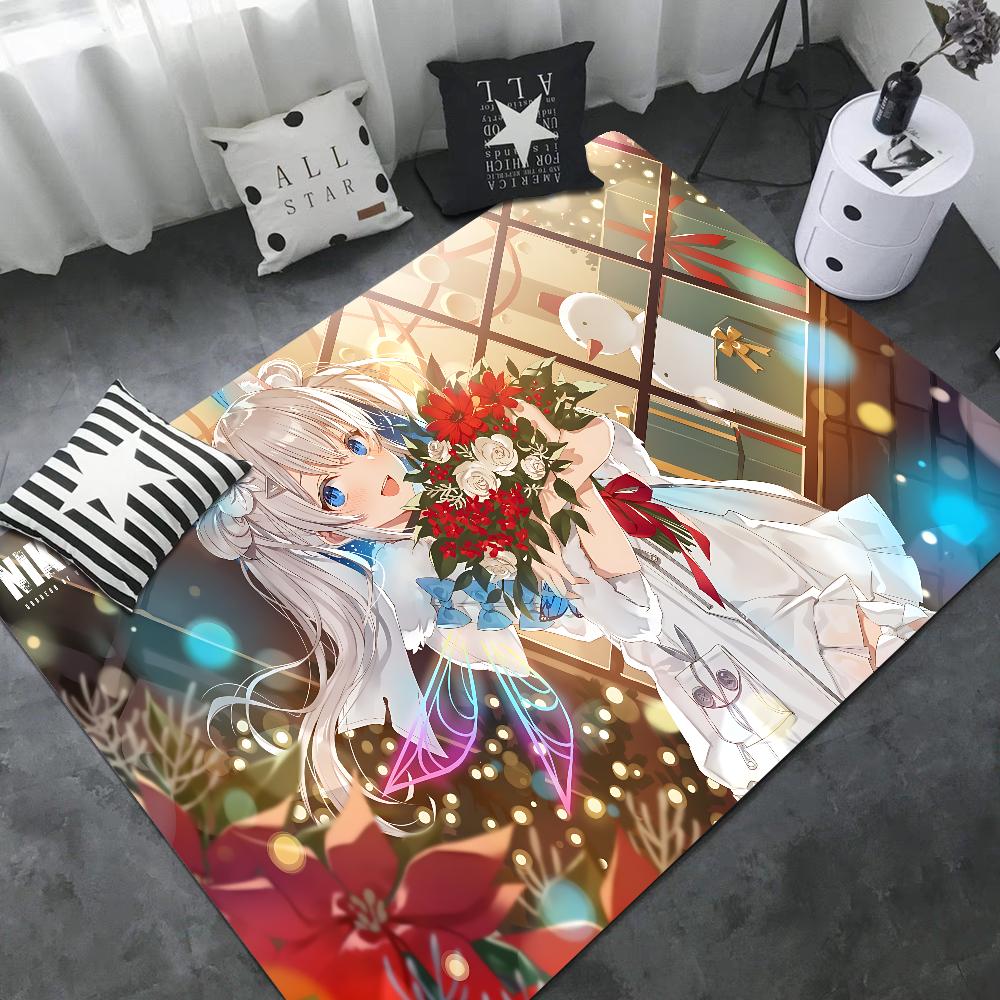 Nikke The Goddess Of Victory Floor Mat Rectangle Anti-slip Home Soft Badmat Front Door Indoor Outdoor Mat Welcome Doormat